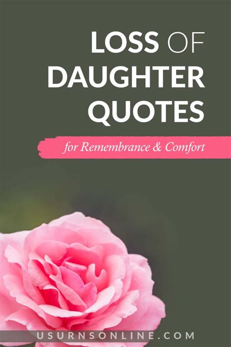 101 Loss of Daughter Quotes for Remembrance & Comfort » US Urns Online