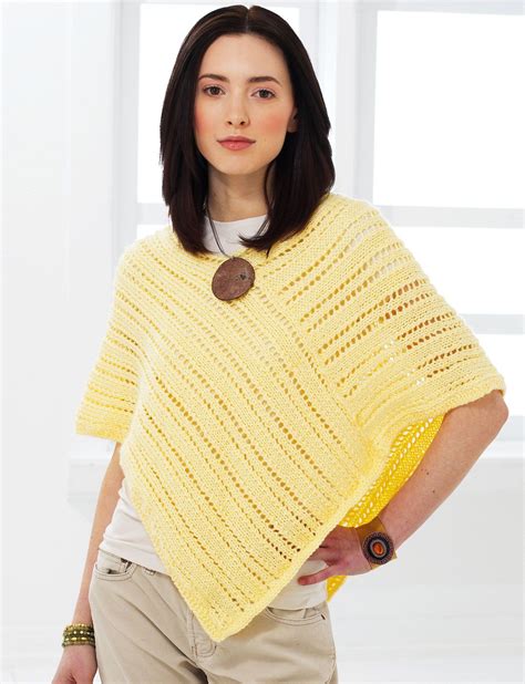 Girls Knit Poncho Pattern | Free Easy Knit Poncho Pattern | Poncho knitting patterns, Poncho ...