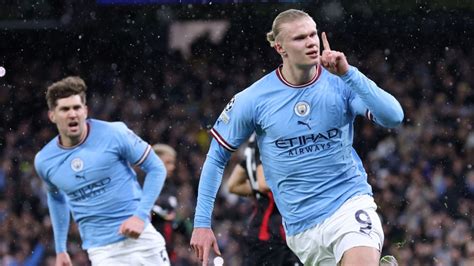 Manchester City 7-0 RB Leipzig (8-1 agg): Five-goal record-breaker Haaland fires hosts into ...