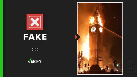 Viral Big Ben fire video is fake | abc10.com