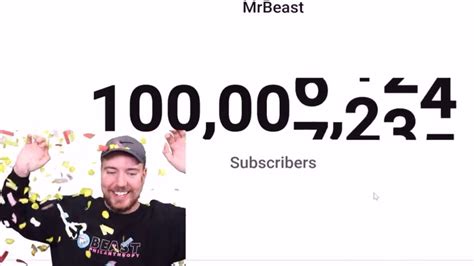 MrBeast joins the 100 million subscriber club on YouTube