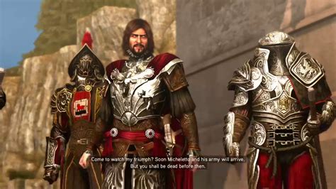 Assassin's Creed Brotherhood - The death of Cesare Borgia - YouTube