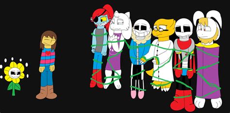 Undertale pacifist all together by MarinaMalacaria414 on DeviantArt