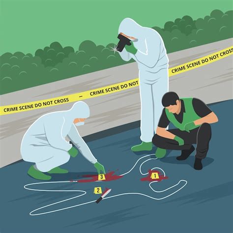 Crime Scene Investigation Clip Art