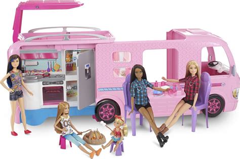 Barbie Ultimate RV Trip Dream Camper Playset with 50 Accessories and ...