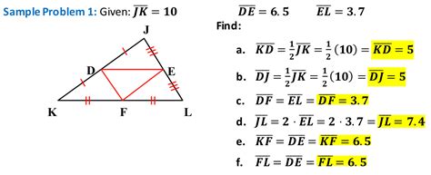 Midsegments of Triangles | Teaching Geometry - GeometryCoach.com