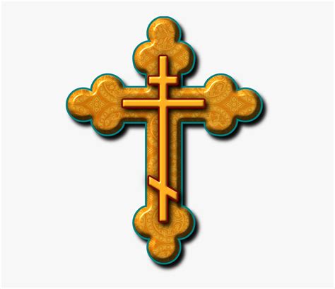 Cross Clip Three - Clipart Greek Orthodox Cross, HD Png Download , Transparent Png Image - PNGitem