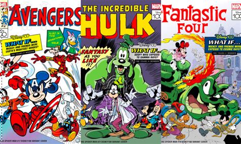 Marvel Comics Help Disney Celebrate Its 100th Birthday with 12 Classic ...