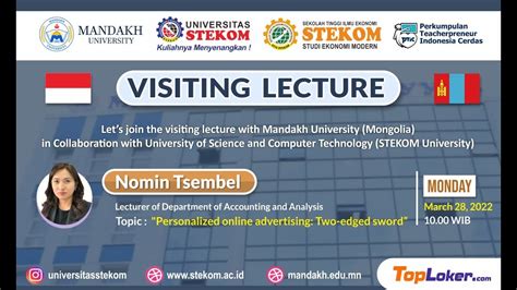 Visiting Lecture with Mandakh University Mongolia DAY 1 - YouTube