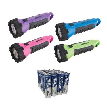 Dorcy 55 Lumen Floating Waterproof LED Flashlight with Carabineer Clip ...