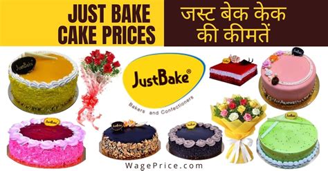 Just Bake Cake Price List 2023 [INDIA]