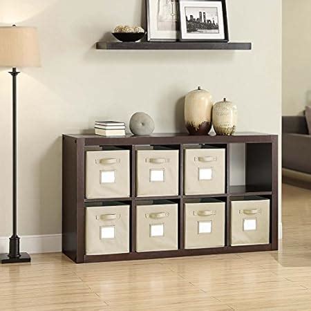 O'nin Room Divider in Roast Hazelnut with 8 Storage Bins: Amazon.co.uk ...