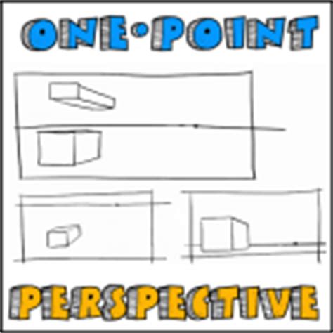 One Point Perspective Drawing Lessons : How to Draw Figures and Buildings and Shapes in 1 Pt ...