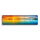 Ocean Sunset 40-Inch x 10-Inch Panorama Canvas Art | Bed Bath & Beyond