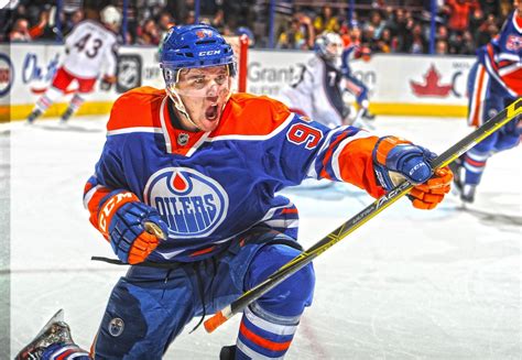 Connor McDavid - Edmonton Oilers 20x29 Canvas - 1st Game Back Goal ...