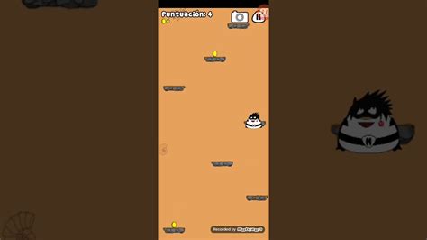 JUGANDO POU sky jump nivel pro. - YouTube