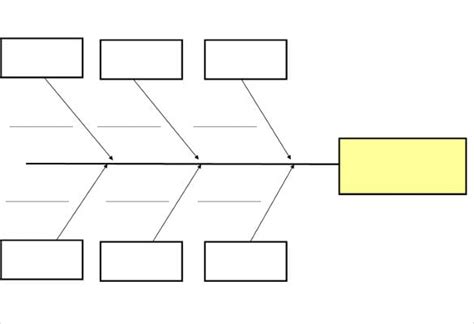 Fishbone Diagram Blank Template