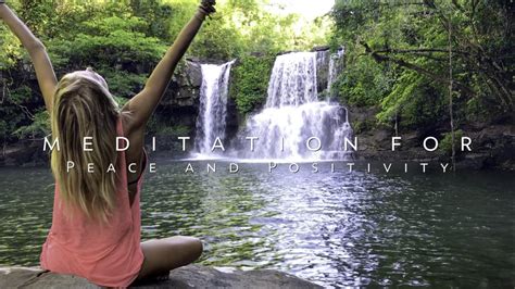 Meditation For Positivity & Peace ♥ Guided Meditation - Klong Chao Waterfall - Boho Beautiful