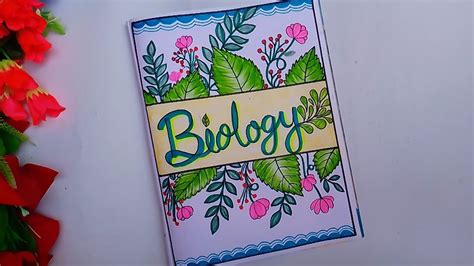 Biology Front Page Decoration Idea | Cover Page Design for Science Assignment, Project and ...