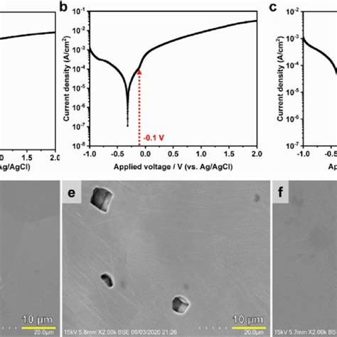 Polarization curve and surface morphology of TA2 in the electrolyte... | Download Scientific Diagram