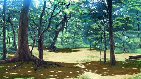 Forest Nature Anime Scenery Background Wallpaper | Scenery background, Scenery wallpaper, Forest ...