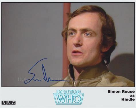 SIMON ROUSE - Doctor Who - (3) – Hollywood Autographs