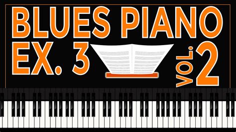 Blues piano vol 2 example 3 - YouTube