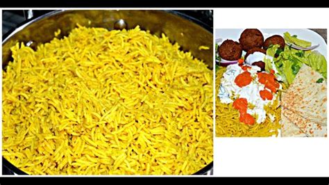 [NEW YORK] HALAL Cart Rice | New York Halal Cart Recipe | Halal Yellow ... | Rice, Falafel ...