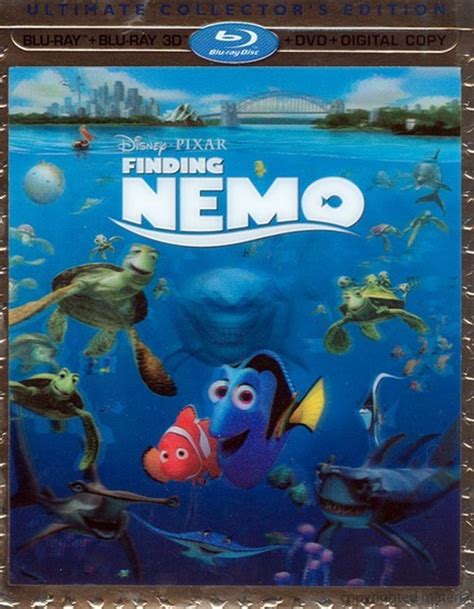 Finding Nemo 3D: 5 Disc Collector's Edition (Blu-ray 3D + Blu-ray + DVD ...