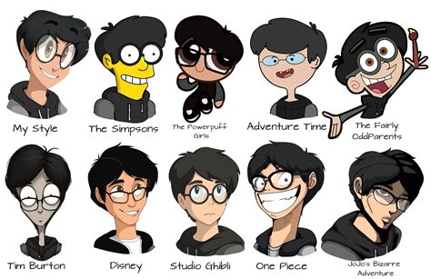 10 Different Art Styles Challenge (ft. myself) by Tigartz on DeviantArt