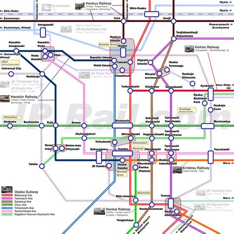 Guide to take trains in Osaka. How to choose the best route by train to get the major spots ...