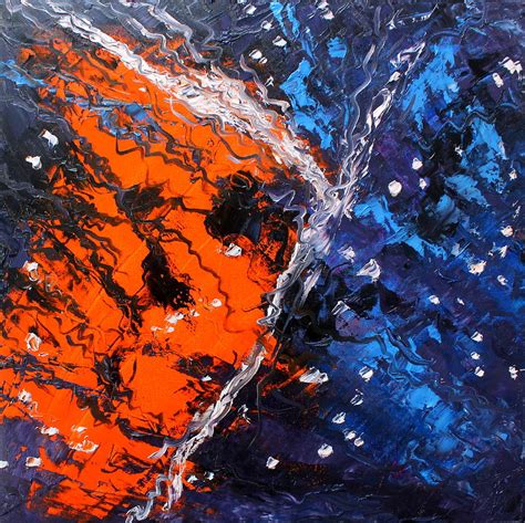 Orange Nebula Painting by Paul Best - Fine Art America