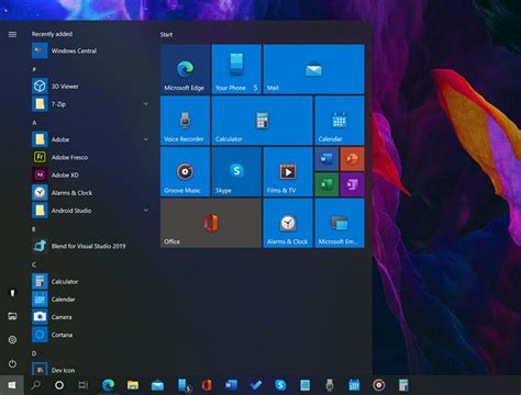 Microsoft Windows 10 Desktop Icons