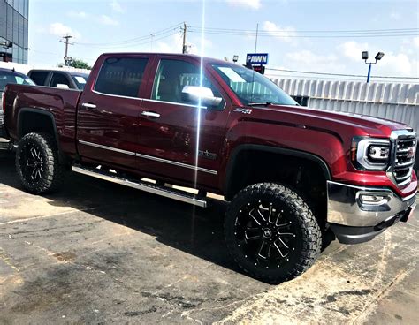 BRAND NEW LIFT, TIRES, AND WHEELS!!! 🔥 2017 GMC Sierra 1500 SLT For Sale at Fincher's Texas Best ...