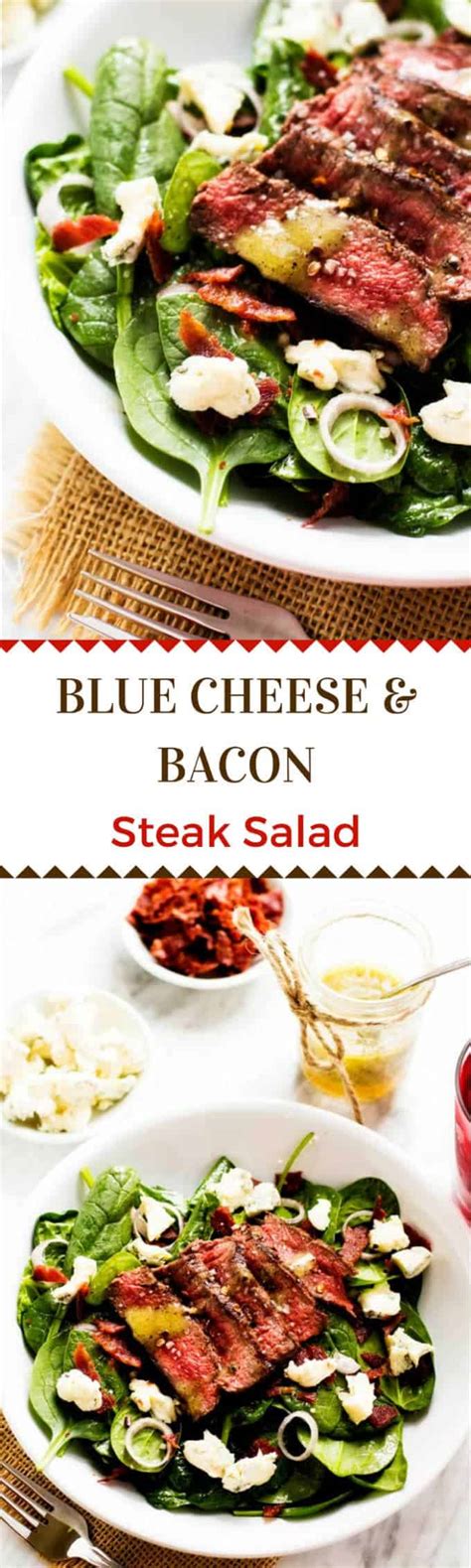 The Ultimate Blue Cheese & Bacon Steak Salad - A Perfect Weeknight Meal