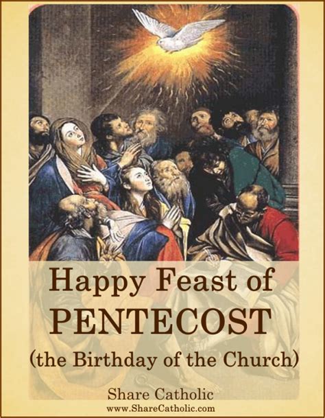 Happy Feast of Pentecost