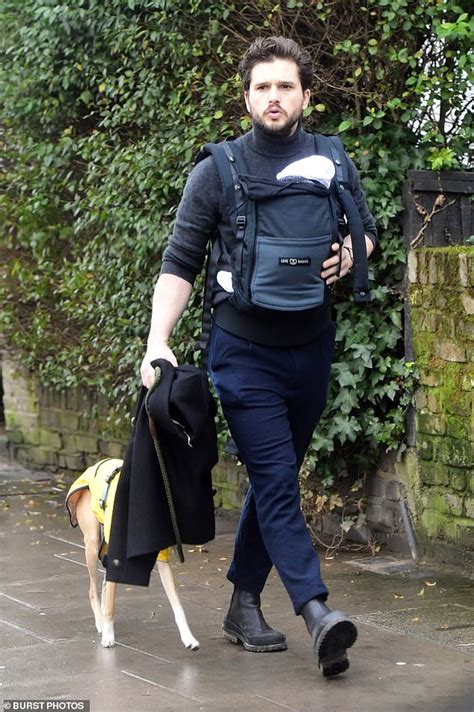 Kit Harington steps out with his baby son for the FIRST time - Hot ...