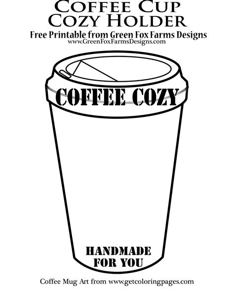 Cup Cozy Printable Template Free Facebook 0 Twitter Pinterest 0 0 Likes. - Printable Templates Free