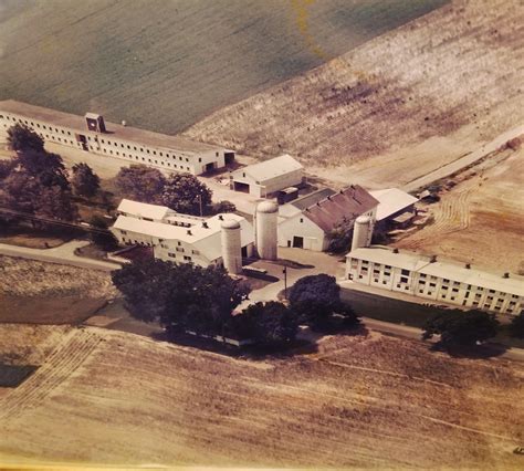 Aerial view of my family's farm in the 60's. Stevens, Pa. : r/Pennsylvania