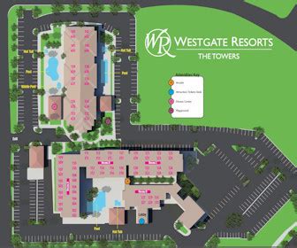 Resort Map | Westgate Resorts The Towers | Florida