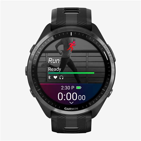 Garmin Forerunner® 965 DLC Titan GPS Running and Triathlon Watch, Black / Carbon Grey - Worldshop