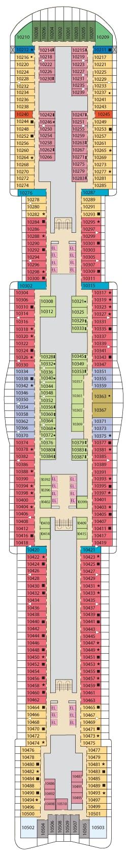 Carnival Celebration deck plans - Cruiseline.com