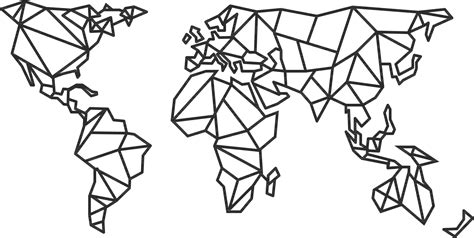 Vector World Map Laser Cut File Glowforge Pattern - vrogue.co