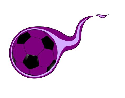 Flaming Soccer Ball drawing free image download