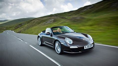 Black Porsche 911 convertible coupe, Porsche 911, car HD wallpaper | Wallpaper Flare