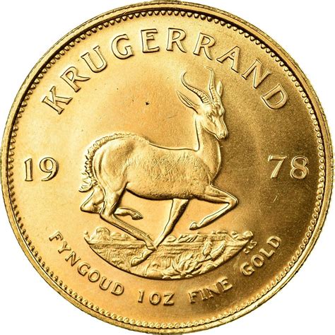 Gold Ounce 1978 Krugerrand, Coin from South Africa - Online Coin Club