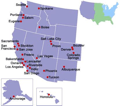 Western U.S. Cities — Urban Mobility Information