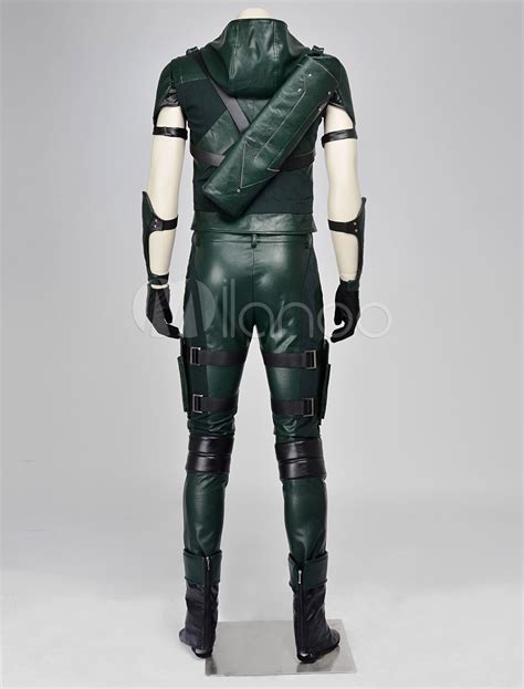 Arrow Green Arrow Oliver Queen Halloween Cosplay Costume Halloween - Milanoo.com