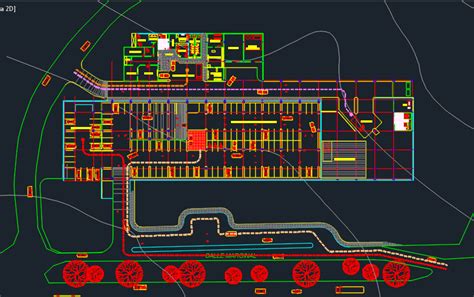 Five Stars Hotel With Parking And Floor Plans 2D DWG Design Section for AutoCAD • Designs CAD