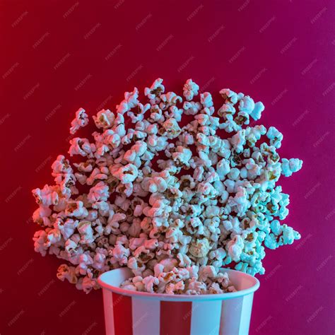 Free Photo | Popcorn background for cinema concept